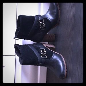 EUC. Suede and leather Ortholite Timberland boots